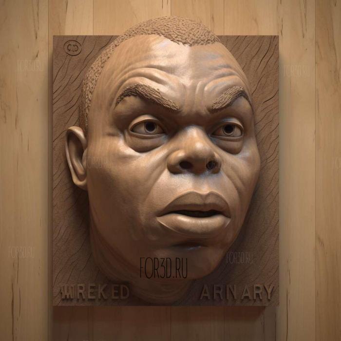 Charles Barkley 3 stl model for CNC